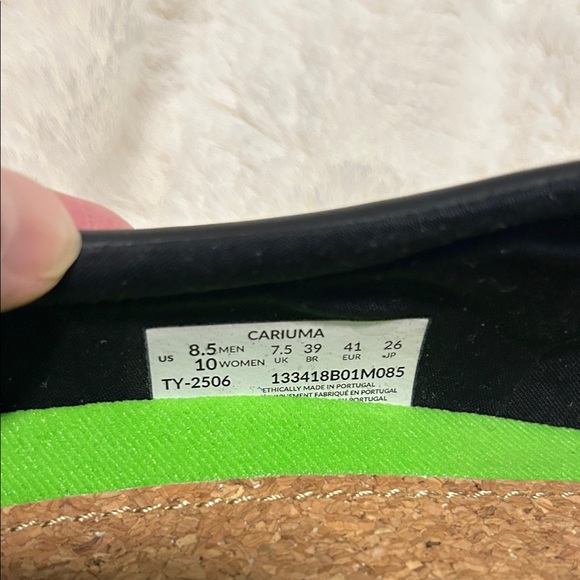 Cariuma Oca Mary Jane Black Napa Leather Sneaker Size 10 - Picture 7 of 7